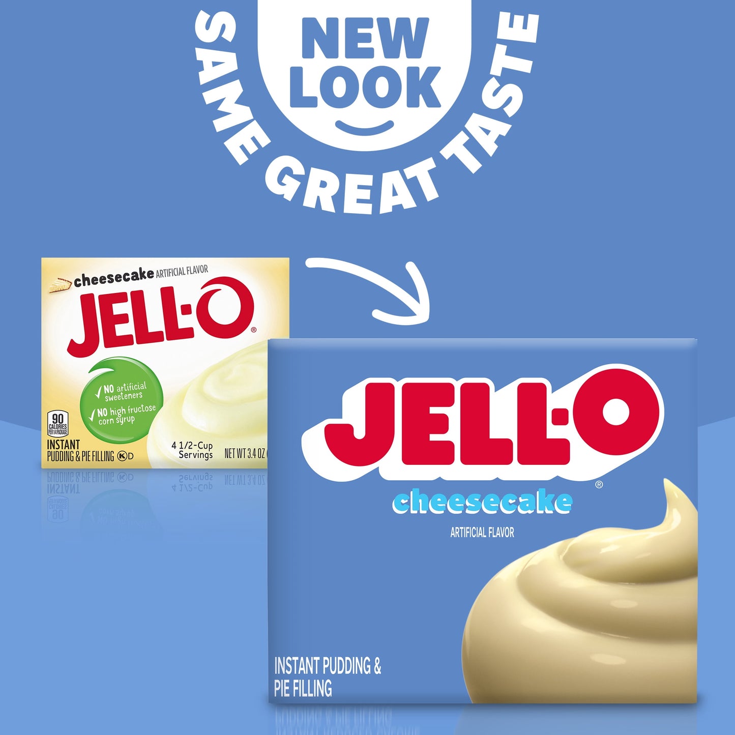 Jell-O Cheesecake Artificially Flavored Instant Pudding & Pie Filling Mix, 3.4 oz Box