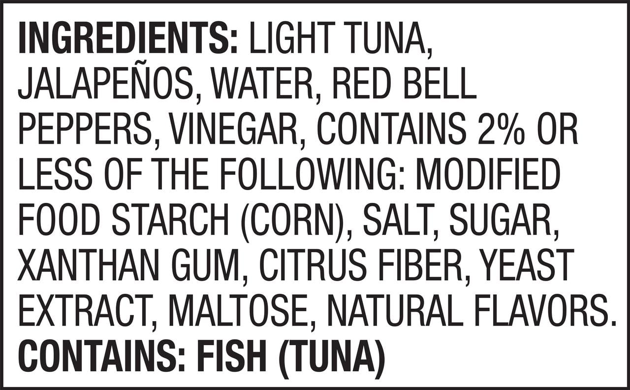 StarKist Tuna Creations, BOLD Jalapeno, 2.6 oz Pouch