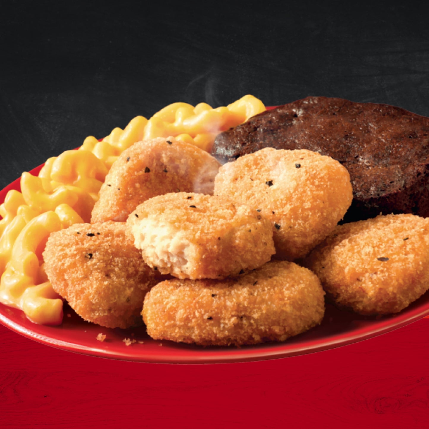 Banquet Chicken Nuggets, Mac Cheese, Brownie Frozen Meal, 7.4 oz