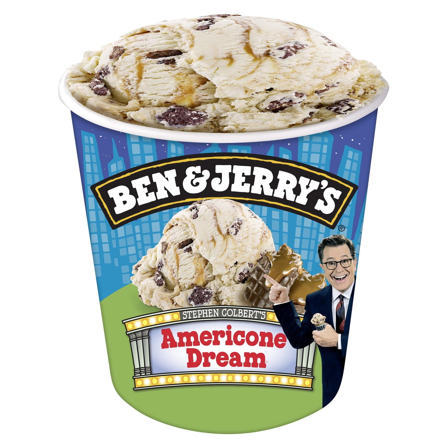 Ben & Jerry's Americone Cream Vanilla Ice Cream, 16 oz