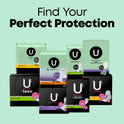 U by Kotex Clean & Secure Ultra Thin Pads, Regular Absorbency, 60 Count