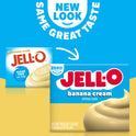 Jell-O Banana Cream Artificially Flavored Zero Sugar Instant Reduced Calorie Pudding & Pie Filling Mix, 0.9 oz Box