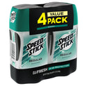 Speed Stick Deodorant for Men, Regular - 3 ounce (4 Pack)