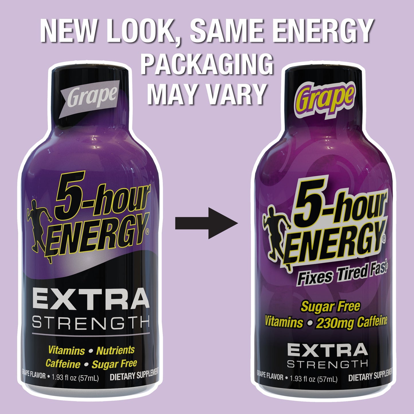 5-hour Energy Shot, Extra Strength, Grape