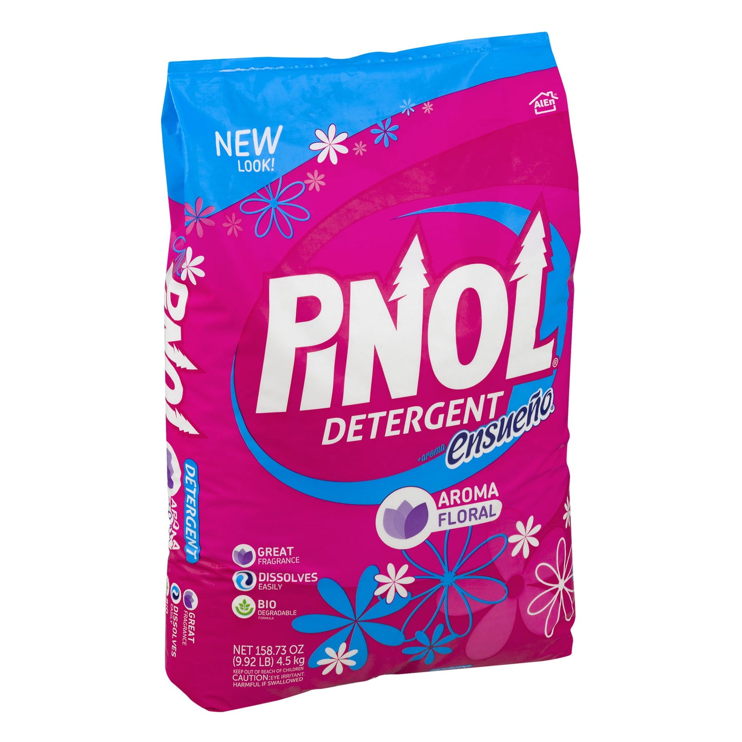 Pinol Floral Aroma Powder Laundry Detergent, 158.73 oz 4 pack