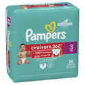 Pampers Cruisers 360 Diapers Size 3, 26 Count