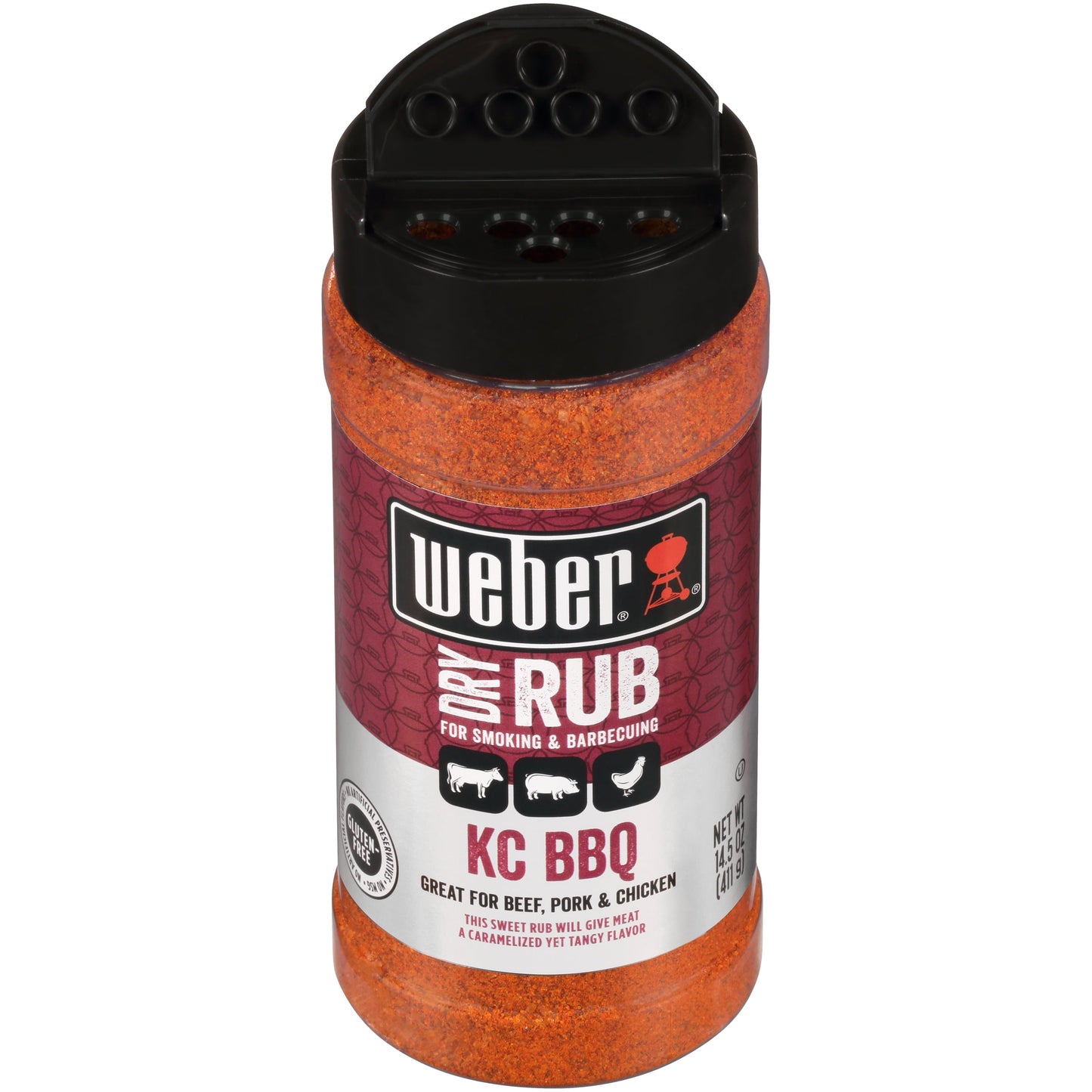 Weber KC BBQ Dry Rub, 14.5 oz