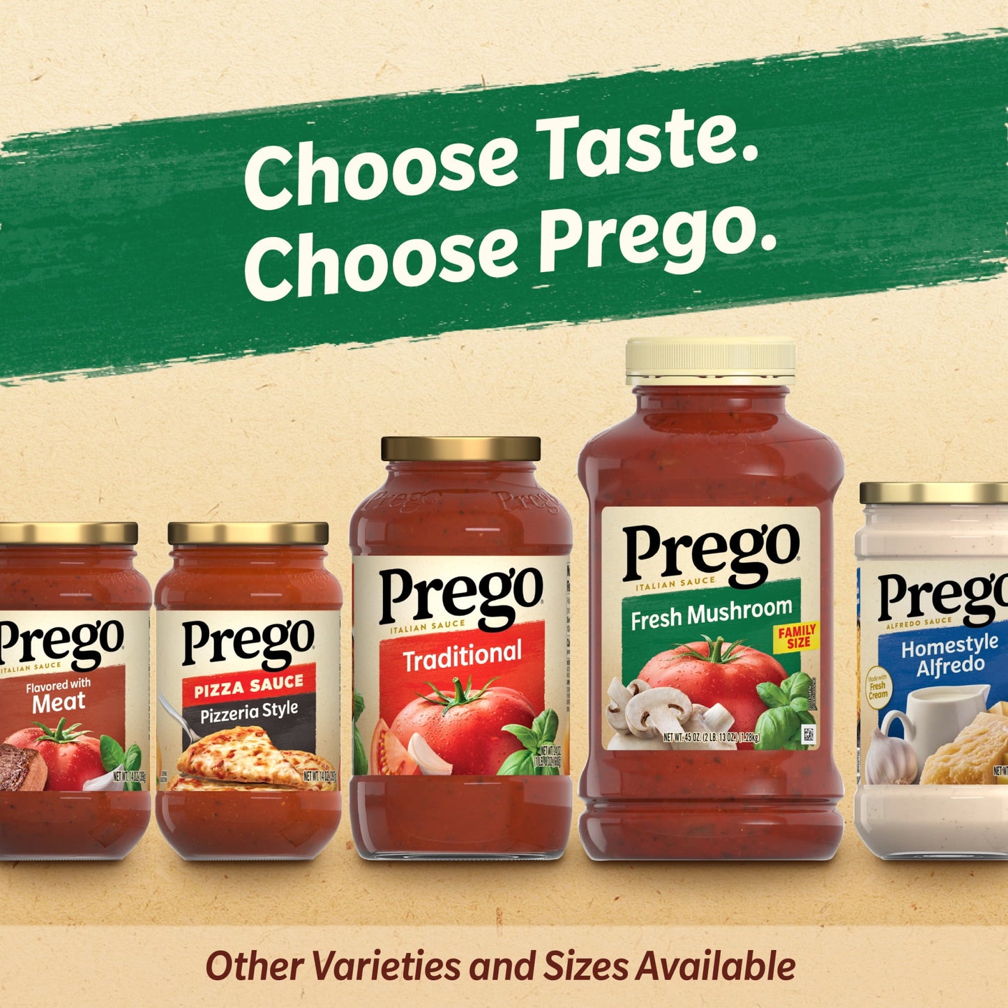 Prego Fresh Mushroom Spaghetti Sauce, 24 oz Jar