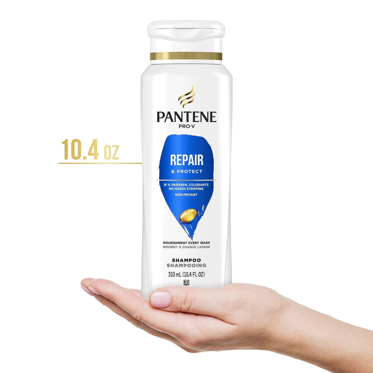Pantene Pro-V Repair & Protect Shampoo, All Hair Types,10.4 fl oz + Conditioner, 9.0 fl oz