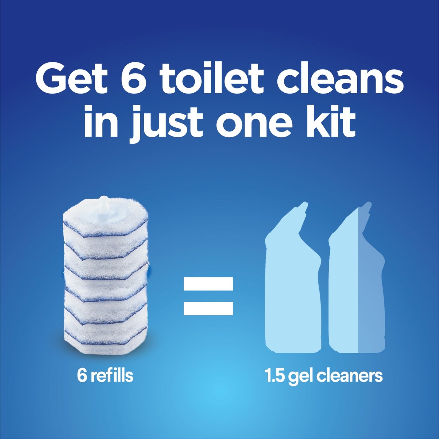 Clorox ToiletWand Disposable Toilet Bowl Brush Cleaner System