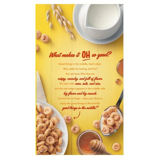 Honey Ohs! Cereal, 20 OZ Family Size Cereal Box