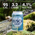 Busch Light Beer, 25 fl. oz. 1 Can, 4.1% ABV, Domestic, 3.2% ABV