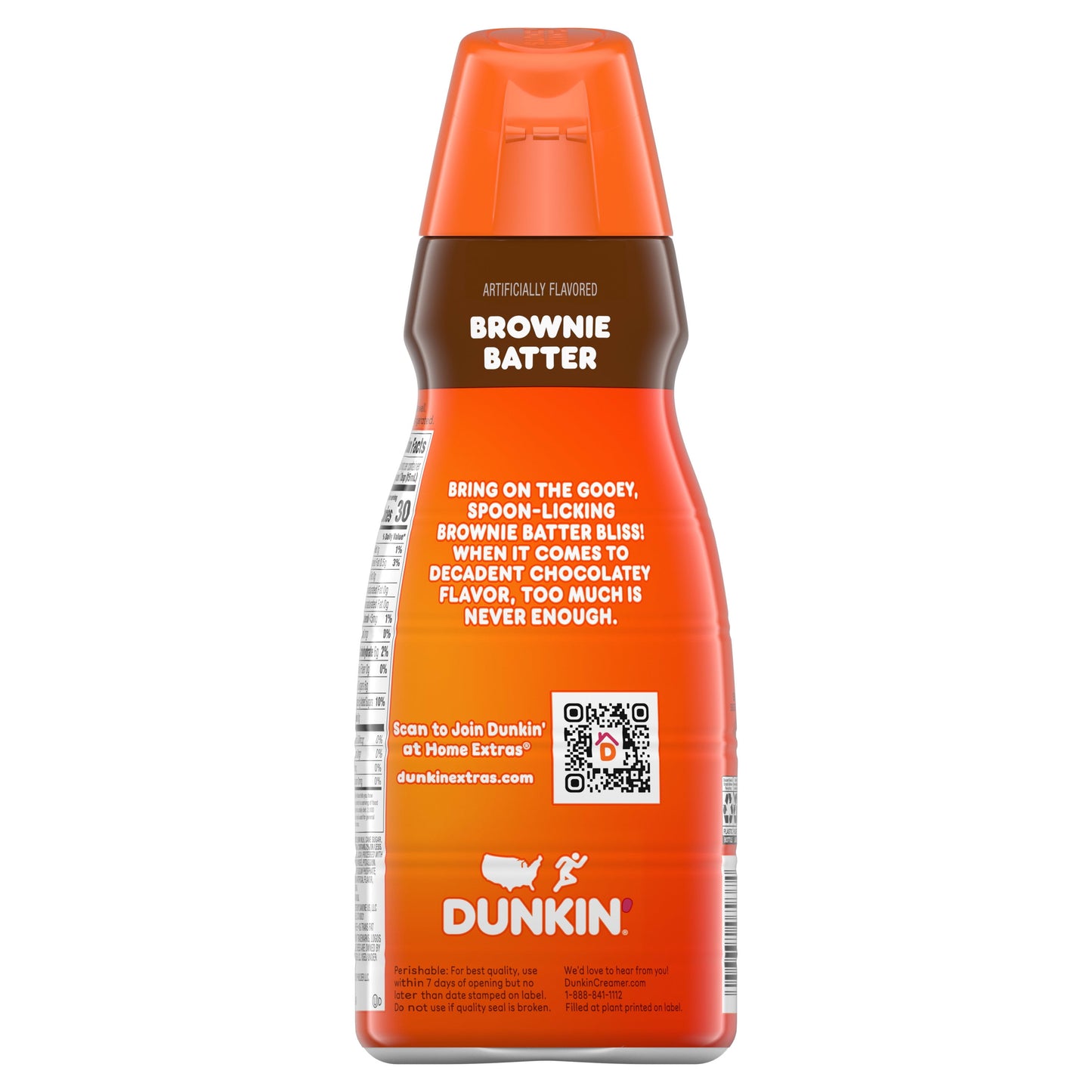 Dunkin’ Brownie Batter Coffee Creamer, 32 oz.