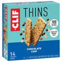 CLIF BAR Thins - Chocolate Chip - Crispy Snack Bars - Made with Organic Oats - Non-GMO - Plant-Based - 100 Calorie Packs - 0.78 oz. (7 Pack)