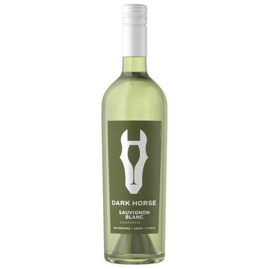 Dark Horse Sauvignon Blanc White Wine, California, 750ml Glass Bottle