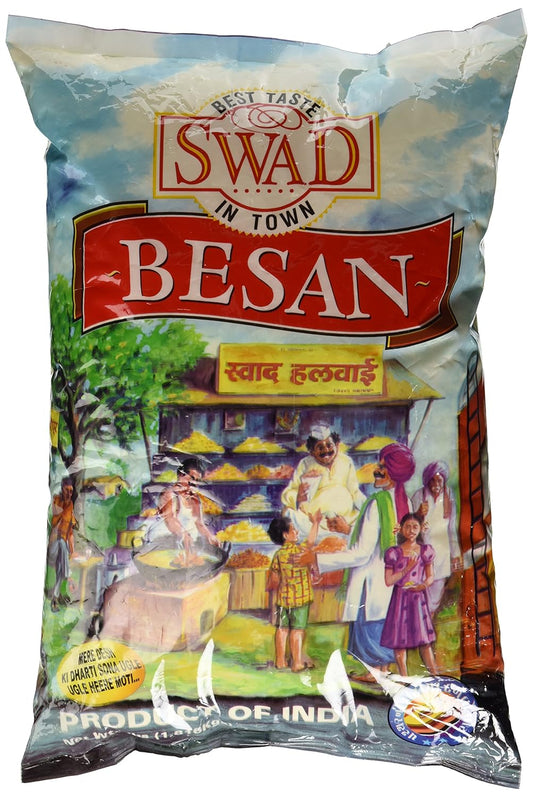 Swad Besan (Gram or Chick Pea Flour) - 4lb, Indian Groceries RAMADAN SPECIAL HOME DELIVERY