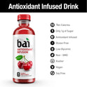 Bai Zambia Bing Cherry Antioxidant Infusion Flavored Water, 18 fl oz, Bottle