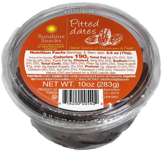 Fresh Sunshine Snacks Gluten Free Pitted Seedless Dates 24oz RAMADAN SPECIAL HOME DELIVERY