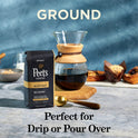 Peet's Coffee Organic French Roast Ground Coffee, Premium Dark Roast, 100% Arabica, 18 oz