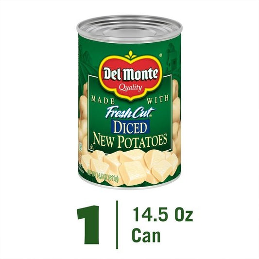 Del Monte Diced Potatoes, Vegetables, 14.5 oz Can