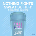 Secret Outlast Clear Gel Antiperspirant Deodorant for Women, Unscented 3.4 oz