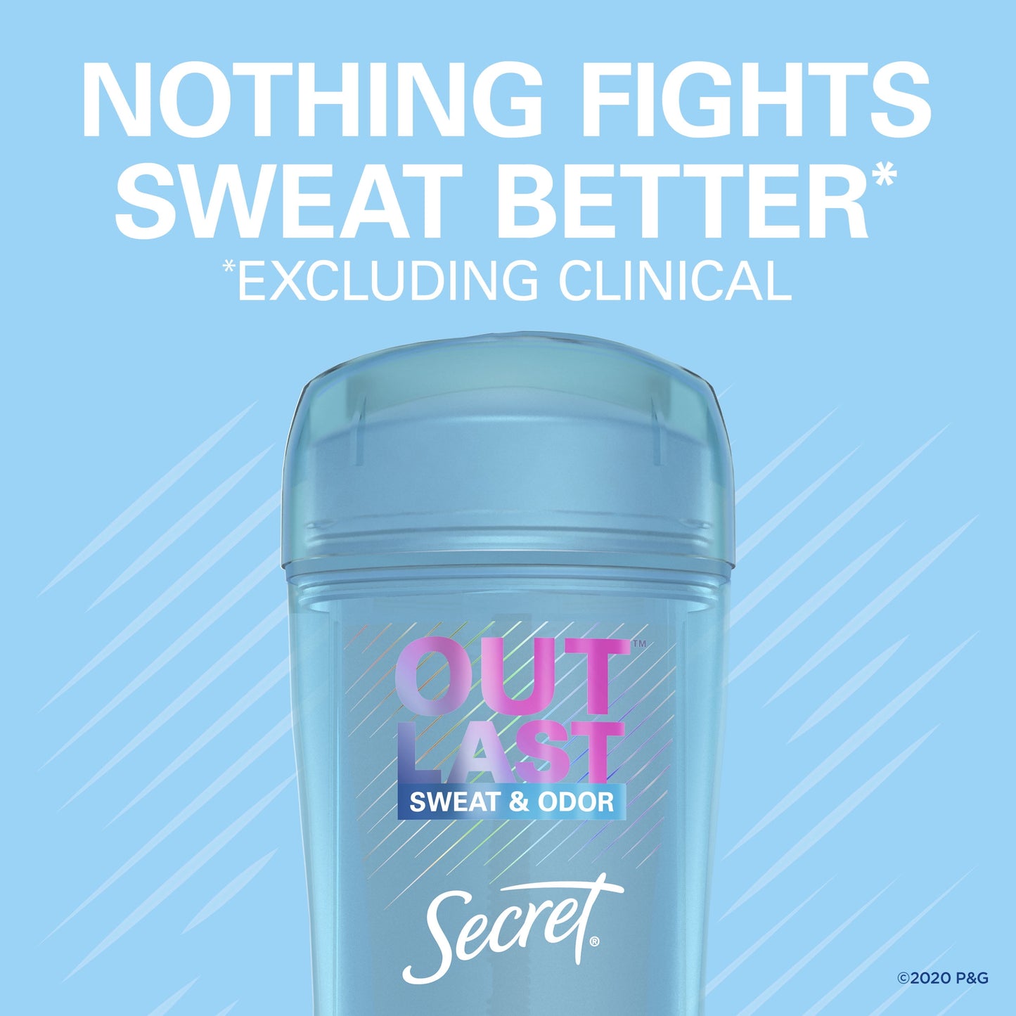 Secret Outlast Clear Gel Antiperspirant Deodorant for Women, Protecting Powder, 3.4 oz