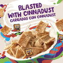 Cinnamon Toast Crunch Breakfast Cereal, Crispy Cinnamon Cereal, Family Size, 18.8 oz