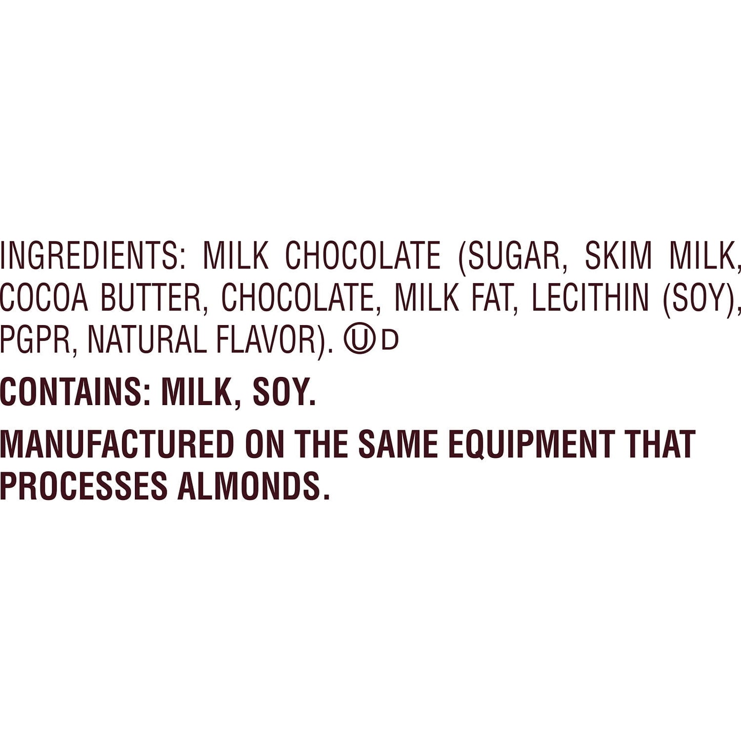 Hershey's Symphony Milk Chocolate Giant Candy, Bar 7.37 oz, 25 Pieces