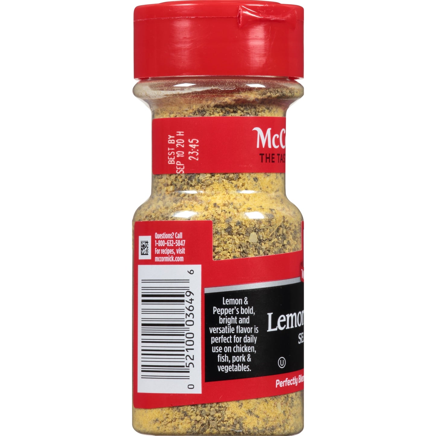 McCormick Lemon & Pepper Seasoning, 3.5 oz Mixed Spices & Seasonings