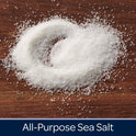 Morton Salt Fine Sea Salt – Fast Dissolving for Marinades, Soups and Dressings, 17.6 oz Canister