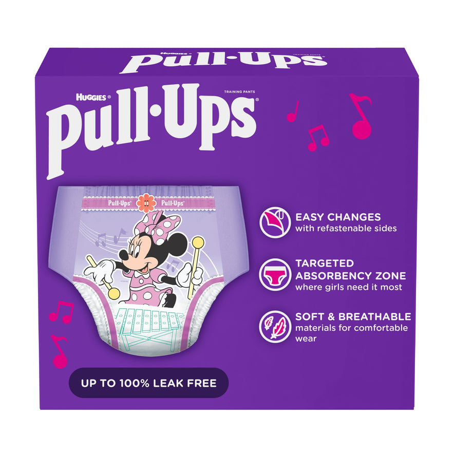 Pull-Ups Girls' Potty Training Pants, 3T-4T (32-40 lbs), 20 Count (Select  for More Options)