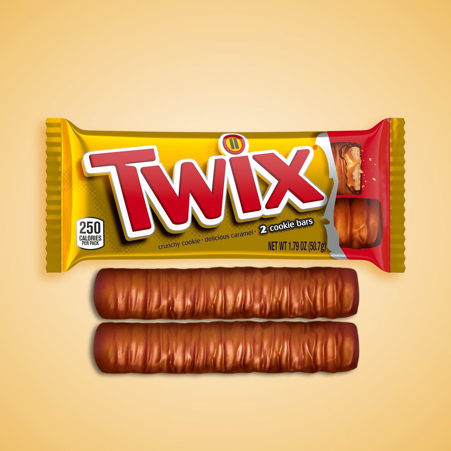 Twix Caramel Full Size Chocolate Cookie Candy Bars - 1.79 oz Bar