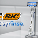 BIC EasyRinse Anti-Clogging Men's Disposable Razors, 4 Blades, 2 Count