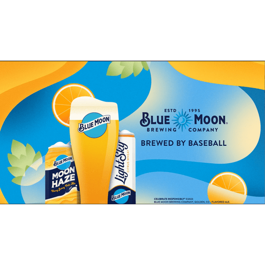 Blue Moon Belgian White Wheat Ale Craft Beer, 12 Pack, 12 fl oz Bottles, 5.4% ABV