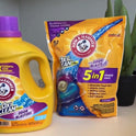 ARM & HAMMER Plus OxiClean with Odor Blasters 5-in-1 Fresh Burst Laundry Detergent Power Paks, 42 Count Bag