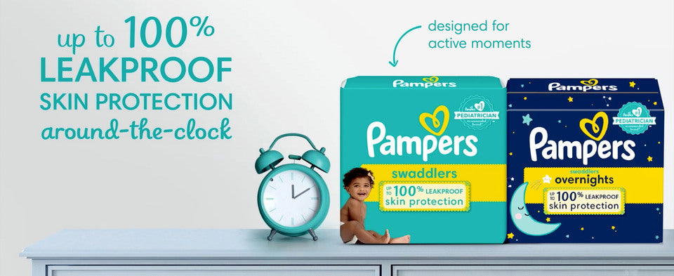 Pampers Swaddlers Diapers, Size 4, 116 Count