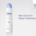 Dove Advanced Care Long Lasting Women's Antiperspirant Deodorant Dry Spray, Fruity, 3.8 oz