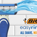 BIC EasyRinse Anti-Clogging Men's Disposable Razors, 4 Blades, 2 Count