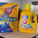 Arm & Hammer Plus OxiClean 5-in-1 Laundry Detergent Power Paks, 42 Count (Packaging may vary)