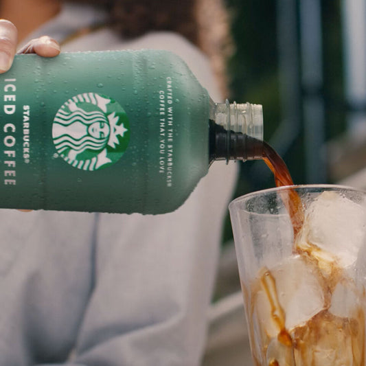 Starbucks Iced Coffee Premium Coffee Beverage Unsweetened Blonde Roast 48 fl oz Bottle