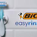 BIC EasyRinse Anti-Clogging Women's Disposable Razors with 4 Easy Rinse Shaving Blades, 2 Count