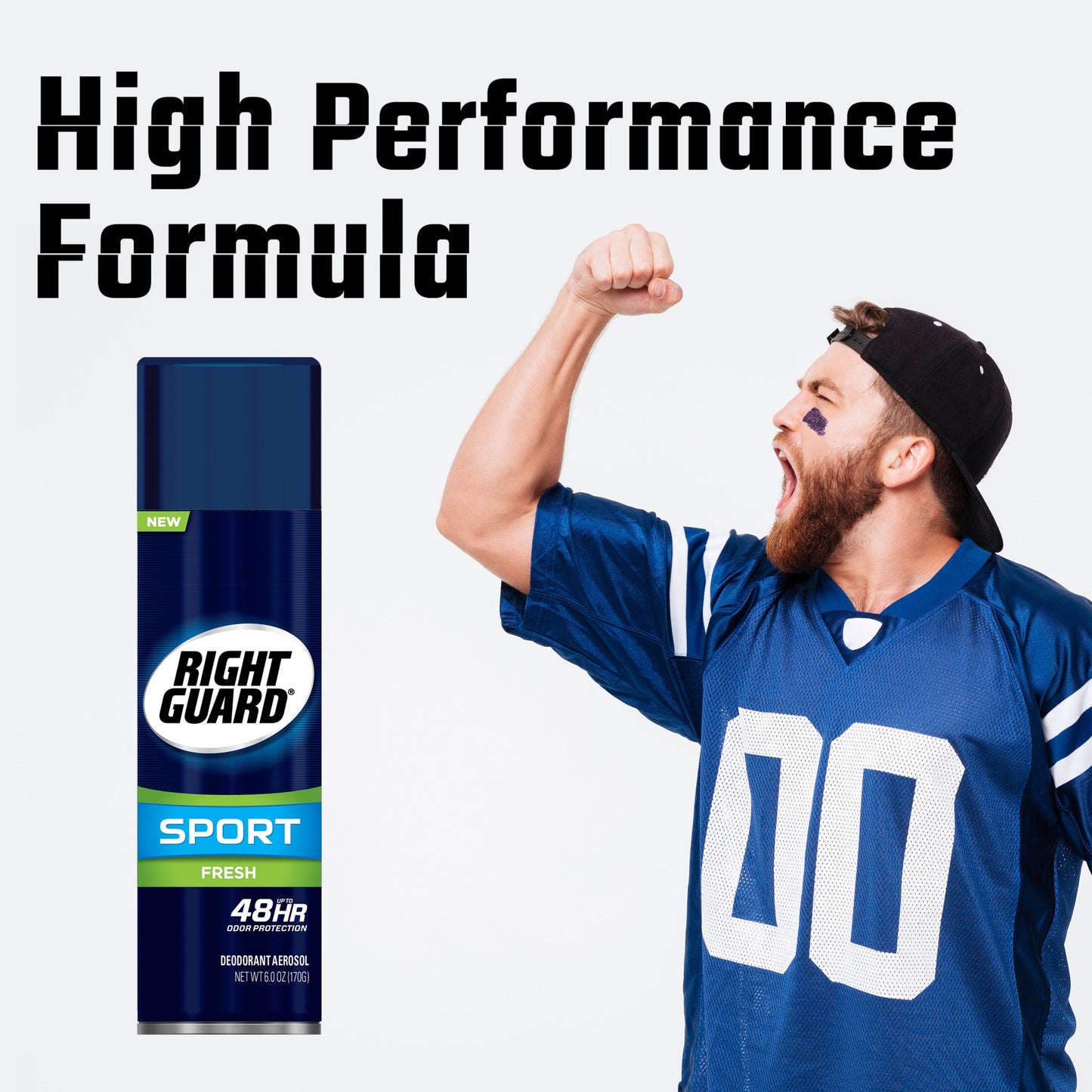 Right Guard Sport Antiperspirant Deodorant Aerosol, Fresh, 6 oz