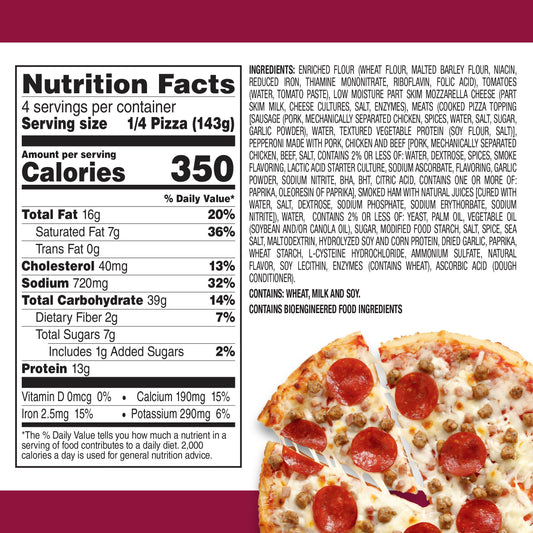 Tony's Thin Crust Meat Trio Frozen Pizza 20.13 oz