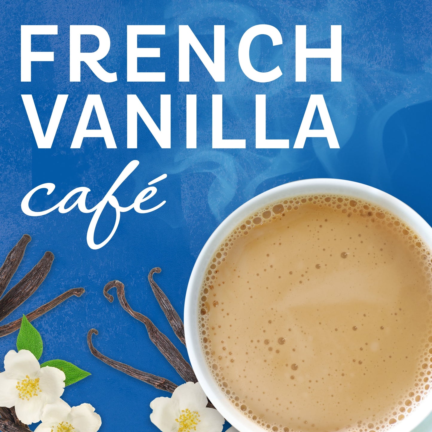 Maxwell House International French Vanilla Sugar Free Decaf Instant Coffee, Decaffeinated, 4 oz. Canister