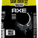 Axe Black Frozen Pear & Sandalwood Body Spray Deodorant for Men, 5.1 oz (2 Pack)