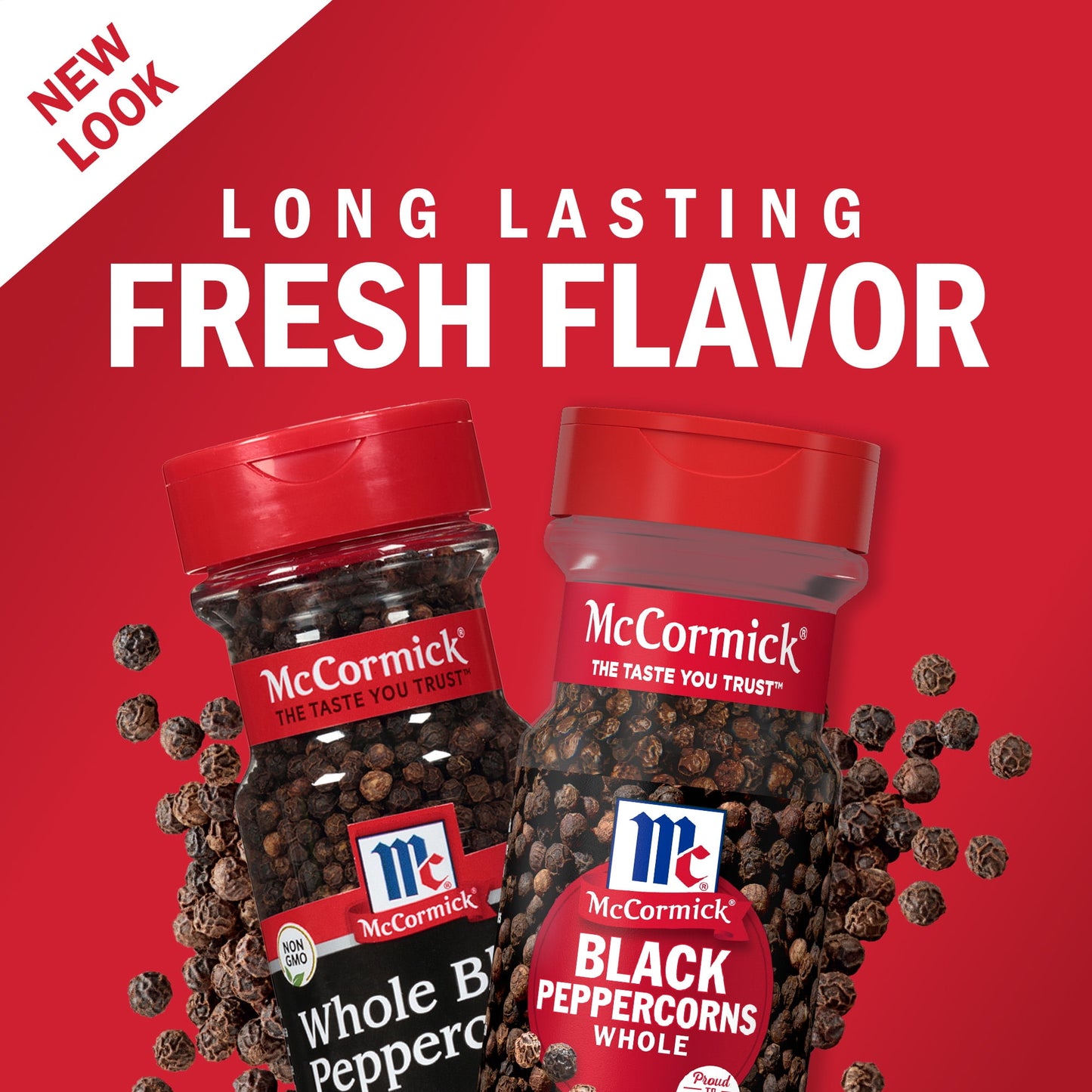 McCormick Black Pepper - Whole, 3.5 oz Pepper & Peppercorns