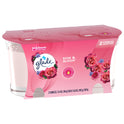 Glade Small Candle, Scented Candles, Rose & Bloom, 2 x 3.4 oz