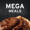 Banquet Mega Meals Salisbury Steak Frozen Meal, 16.95 oz (Frozen)