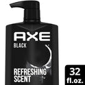 Axe Black Refreshing Daily Use Body Wash, Frozen Pear and Cedarwood, 32 fl oz
