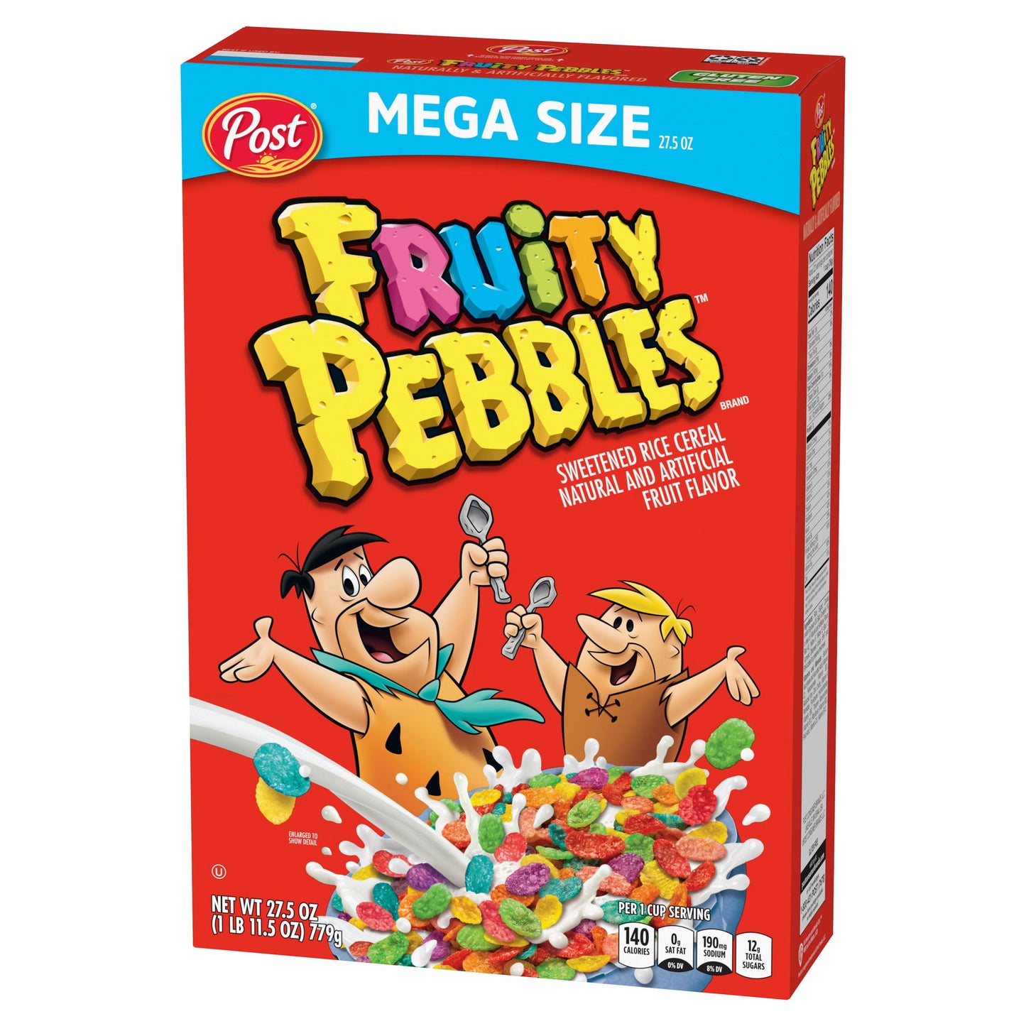 Post Fruity PEBBLES Cereal, 27.5 OZ Box